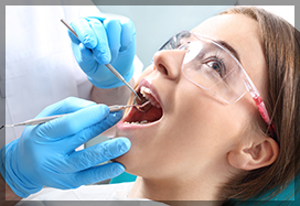 root canal procedure being performed at family dental clinic in ottawa